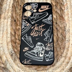 Black iPhone 16 Case with Graphic Design   6.1 inch (diagonal)